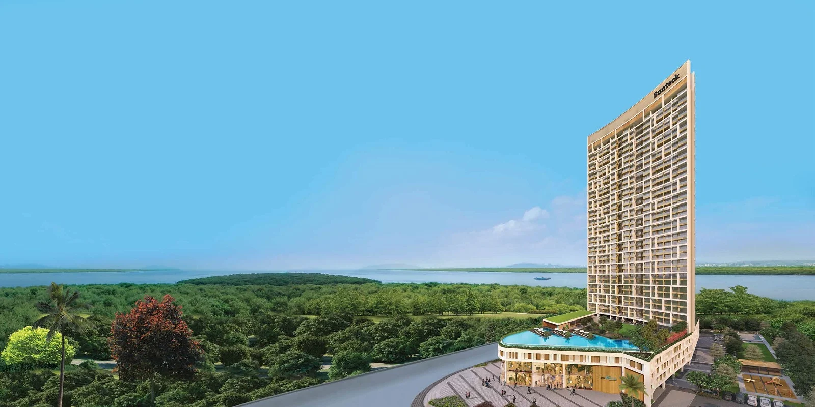 Sunteck Signia Waterfront – living spaces